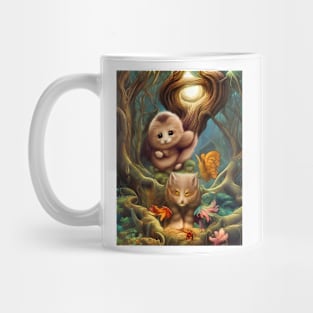 Fluffy Friends in the Woodland Mug